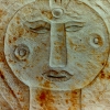 Marion Lucka: Sandsteinrelief (1996)