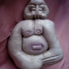 Marion Lucka: Kleiner Buddha, Speckstein (1998)