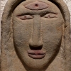 Marion Lucka: Drittes Auge, Sandstein (2001)