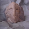 Marion Lucka: Frauenmann, Speckstein (1998)