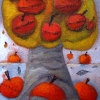 Marion Lucka: Apfelbaum, Öl, 30 x 40 cm (2013)