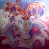 Marion Lucka: Stillleben mit Handschuhen, Öl, 100 x 100 cm (2010)