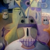Marion Lucka: Stillleben mit Totenköpfen, Öl, 50 x 70 cm (2010)