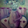 Marion Lucka: Stillleben mit Käfern, Öl, 60 x 80 cm (2012)