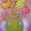 Ölgemälde " Obstvase" 50 x 70 cm (Juni 2022)