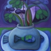 Ölgemälde " Dezemberblüten"" 50 x 60 cm (2021)