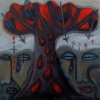 Ölgemälde  "Dienstag"  30 x 30 cm (2021)