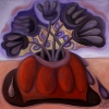 Ölgemälde  "Dunkles Maistillleben" 50 x 50 cm (2021)