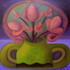 Ölgemälde "Herbstblumen" 40 x 40 cm (2021)