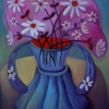 Ölgemälde "Margeritigesstillleben"50 x 70 cm (2021)