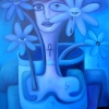 Ölgemälde "Sommerdunkel" 60 x 80 cm (Juli 2022)