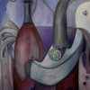 Marion Lucka: Stillleben mit Zitrone, 70 x 90 cm (2007)