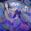 Marion Lucka: Letztes Lied, Öl, 80 x 80 cm (2011)