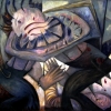Marion Lucka: Blutbad, November1, 100 x 120 cm (1998)