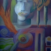 Marion Lucka: Vater, Öl, 60 x 80 cm (1995)