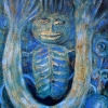 Marion Lucka : Armes Kind, Öl, 40 x 50 cm (1995)