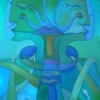 Marion Lucka: Schweigen, Öl, 60 x 80 cm (2005)