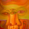 Marion Lucka: Gold, Öl, 40 x 50 cm (1995)