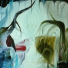 Marion Lucka: Begegnung, Öl, 70 x 80 cm(1980)