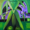 Marion Lucka: Blick von unten, Öl, 60 x 70 cm (1994)