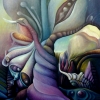 Marion Lucka: Füllhorn des Lebens, Öl, 70 x 90 cm (1986)