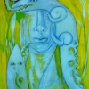 Marion Lucka: Gefressen, Öl, 70 x 90 cm (1995)