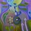Marion Lucka: Herzheiler, Öl, 60 x 80 cm (2013)