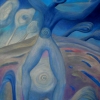 Marion Lucka: Hilferuf, Öl, 30 x 40 cm (1995)