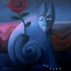 Marion Lucka: Hoffnungslos, Öl, 50 x 60 cm (1994)