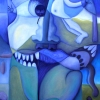 Marion Lucka: Ölgemälde "Januargefühl" 60 x 80 cm (2008)