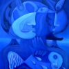 Marion Lucka: Kälte, 70 x 100 cm (2006)