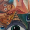 Marion Lucka: Jugenbild, 50 x 70 cm (1976)