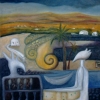Marion Lucka: Lanzarote, Öl, 40 x 50 cm (1994)
