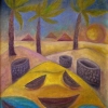 Marion Lucka: Lanzarote2, Öl, 30 x 40 cm (1994)