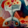 Marion Lucka: Meditation1, 30 x 40 cm (1991)