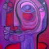 Marion Lucka: Novemberkopf, Öl 60 x 80 cm (2005)