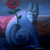 Marion Lucka: Ohne Hoffnung, Öl, 50 x 60 cm (1994)