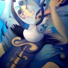 Marion Lucka: Panik, Öl, 60 x 80 cm (2006)