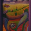 Marion Lucka: Pferd, Öl, 30 x 40 cm (1993)