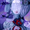 Marion Lucka: Baum mit Rose, Aquarell, 60 x 80 cm (1984)1)