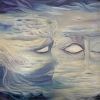 Marion Lucka: Seelenreise, Öl, 60 x 70 cm (1979)