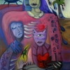 Marion Lucka: Sommerherzloch, Öl, 60 x 80 cm (2014)