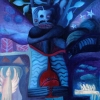 Marion Lucka: Trauertag, Öl, 40 x 50 cm (1993)