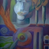 Marion Lucka: Vater, Öl, 60 x 80 cm (1995)