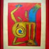 Marion Lucka: Was ist los?, Öl, 30 x 40 cm (1994)