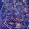 Marion Lucka: Zweiengel, Öl, 60 x 70 cm (1999)