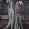 Marion Lucka: Zweisamkeit, Öl, 70 x 90 cm (1996)