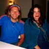 Marion Lucka: Mit Hans Söllner nach einem Konzert auf der Plassenburg (2007)