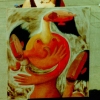 Marion Lucka: Mit der Tänzerin auf dem Dach in Arzberg (1996)