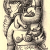 Marion Lucka: Bleistiftzeichnung (2009)